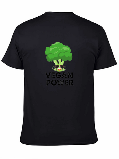 Vegan Power T-Shirt - Broccoli Graphic Tee