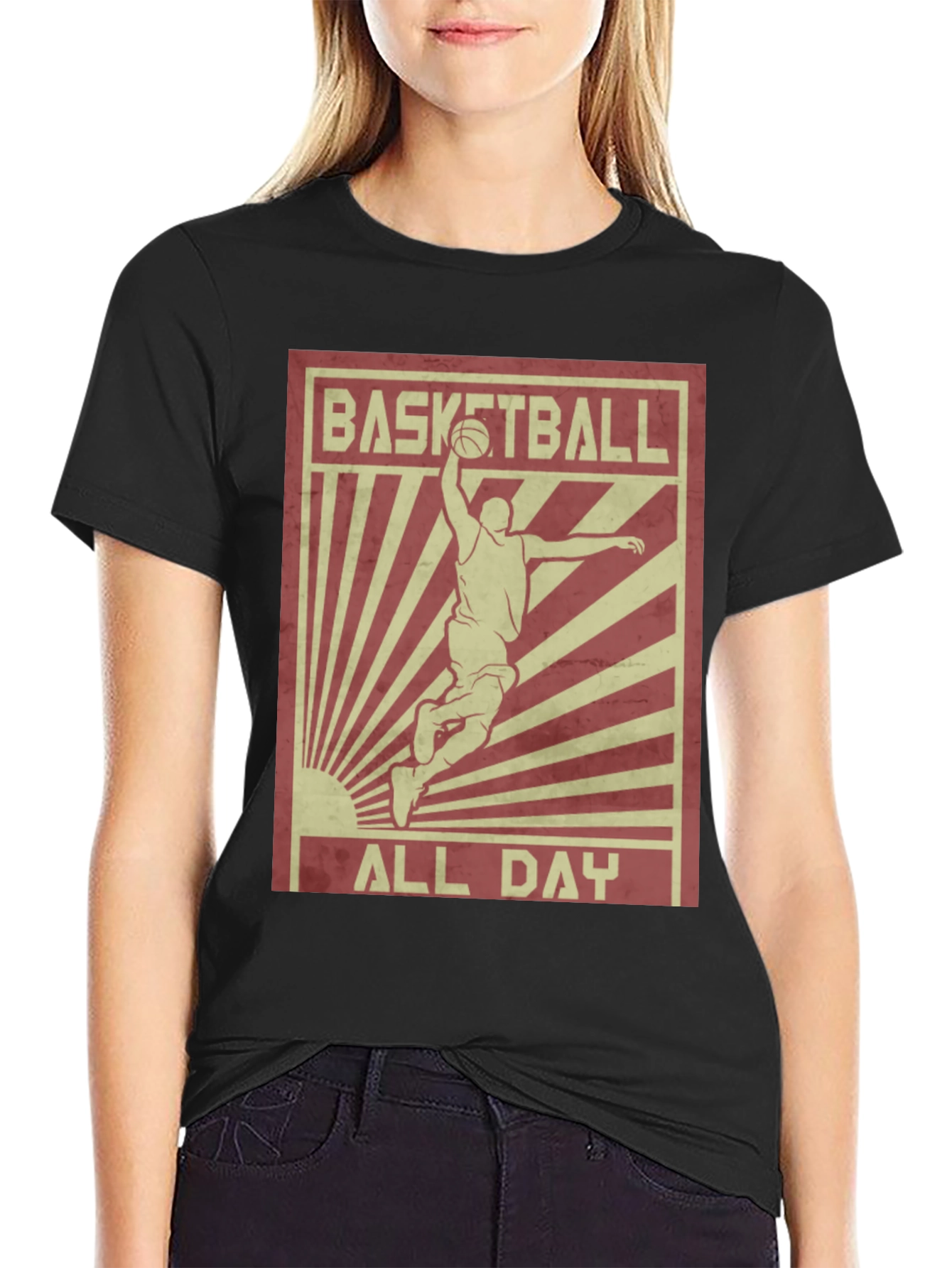 Basketball All Day Graphic T-Shirt