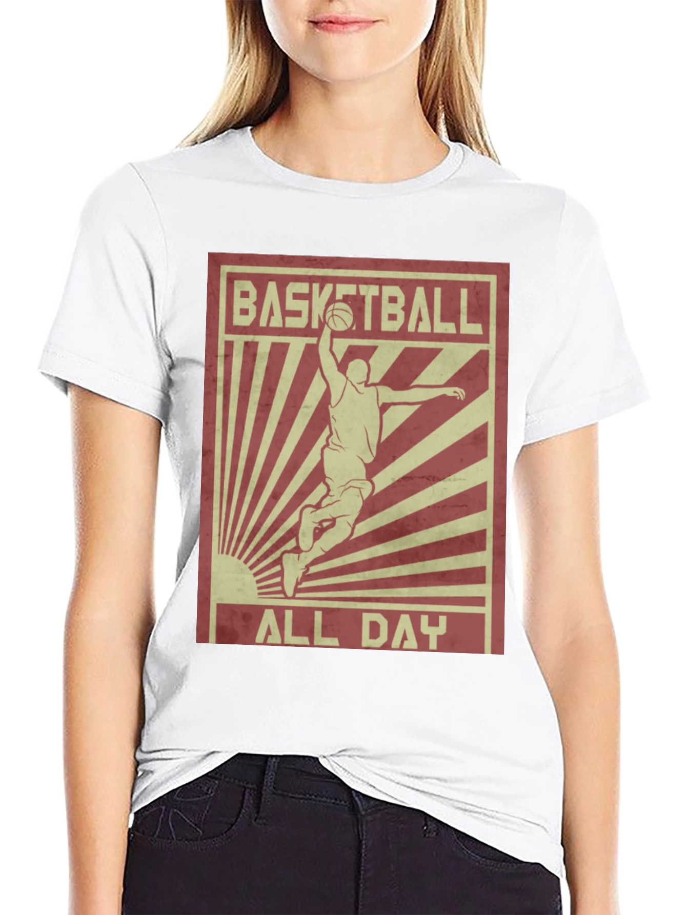 Basketball All Day Graphic T-Shirt