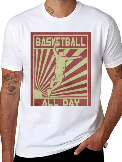 Basketball All Day Graphic T-Shirt