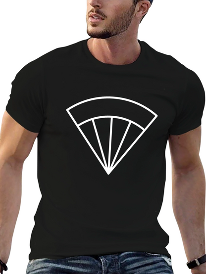 Parachute Graphic Black T-Shirt