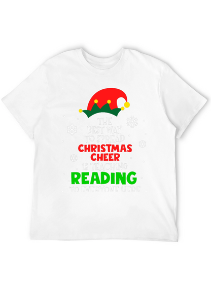Christmas Cheer Reading Teacher T-Shirt