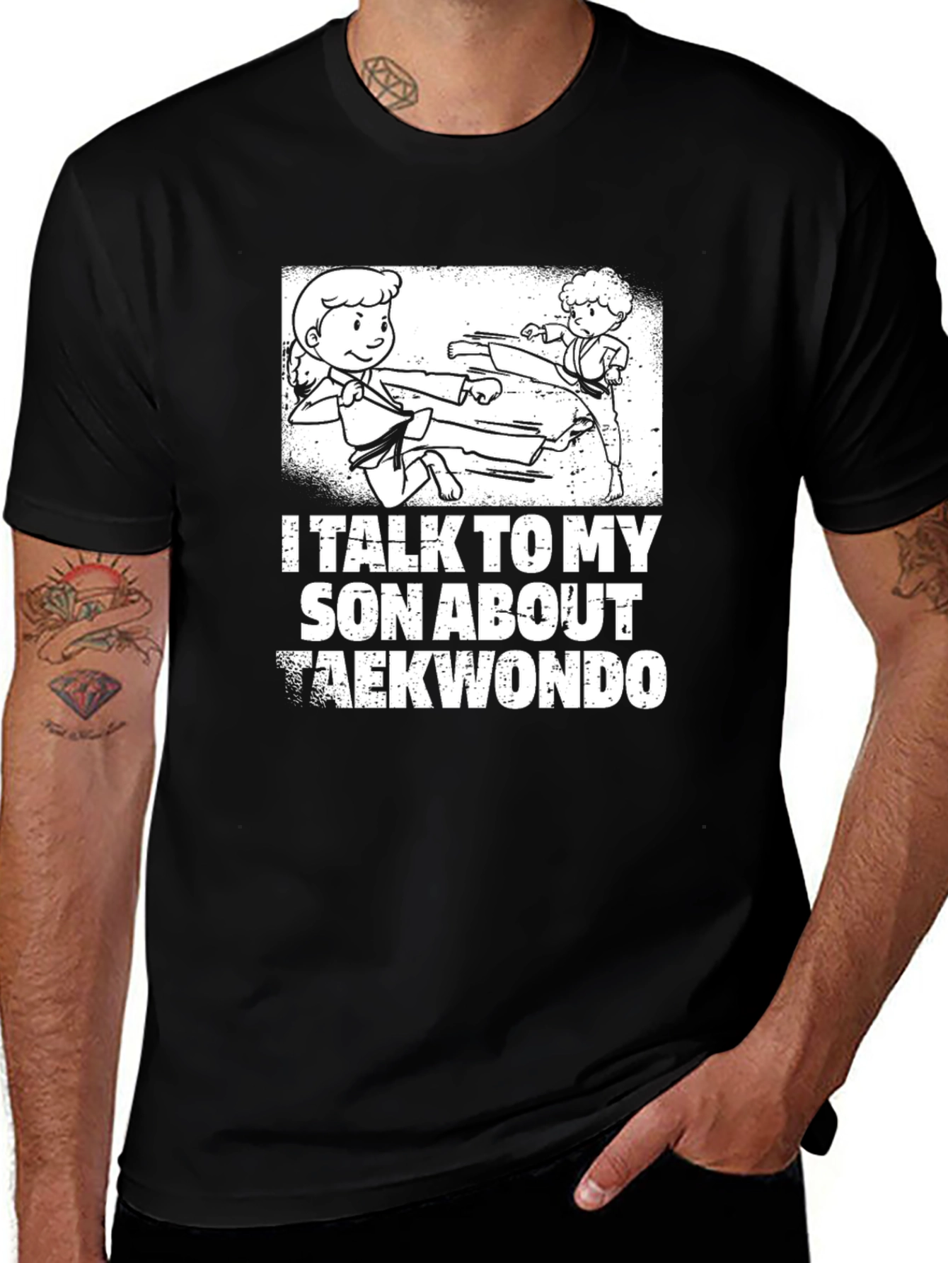Taekwondo Son Graphic Tee - Martial Arts T-Shirt