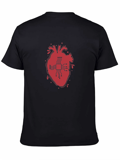 Tech Heart T-Shirt - Black