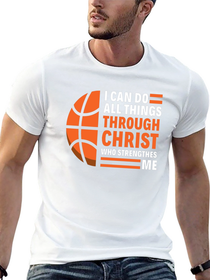 I Can Do All Things Christ Basketball Graphic Tee