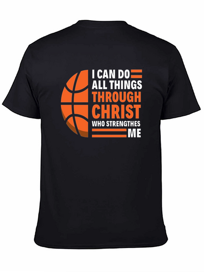 I Can Do All Things Christ Basketball Graphic Tee