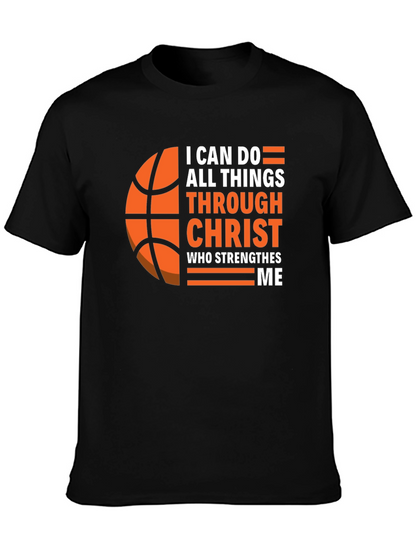 I Can Do All Things Christ Basketball Graphic Tee