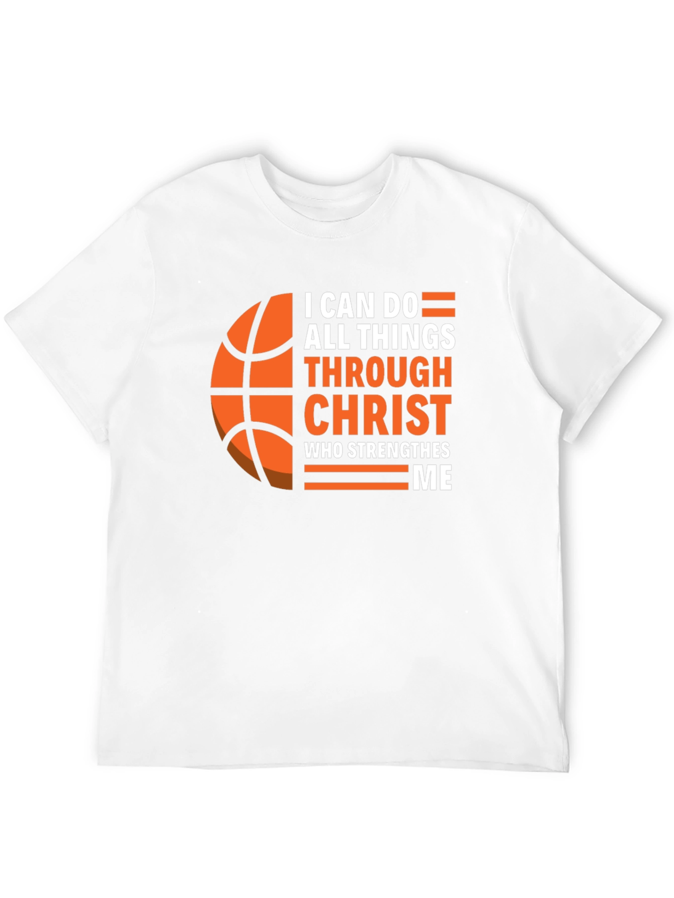 I Can Do All Things Christ Basketball Graphic Tee