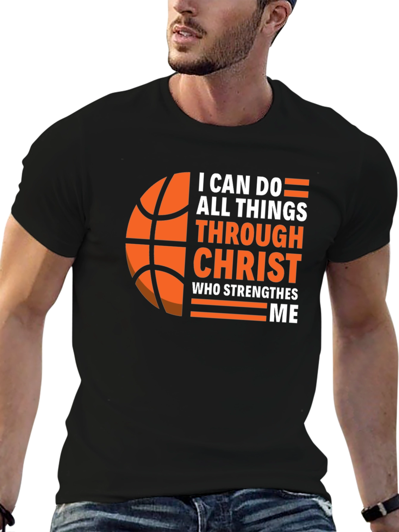 I Can Do All Things Christ Basketball Graphic Tee
