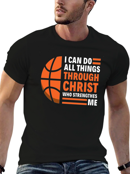 I Can Do All Things Christ Basketball Graphic Tee