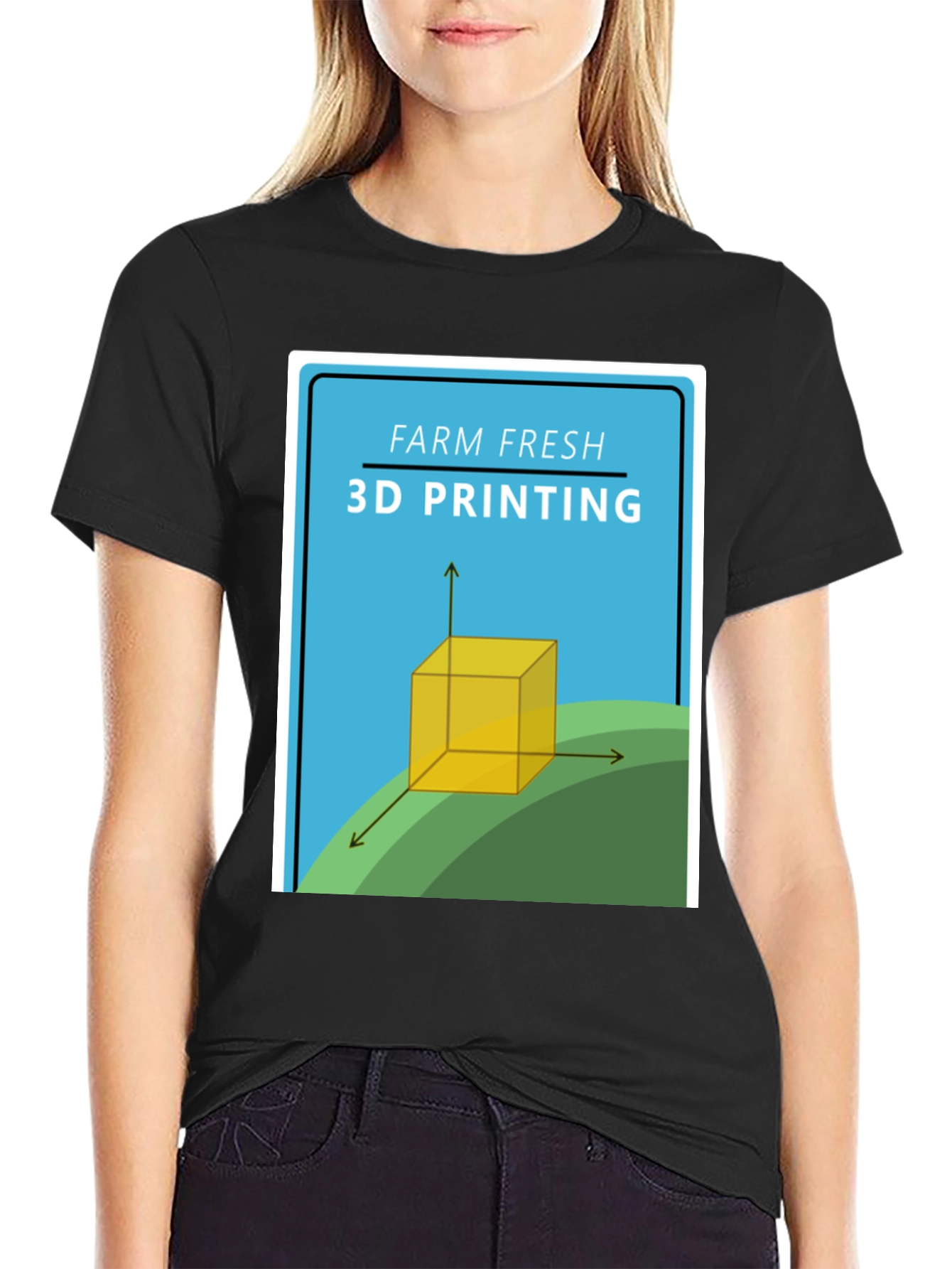 Farm Fresh 3D Printing T-Shirt