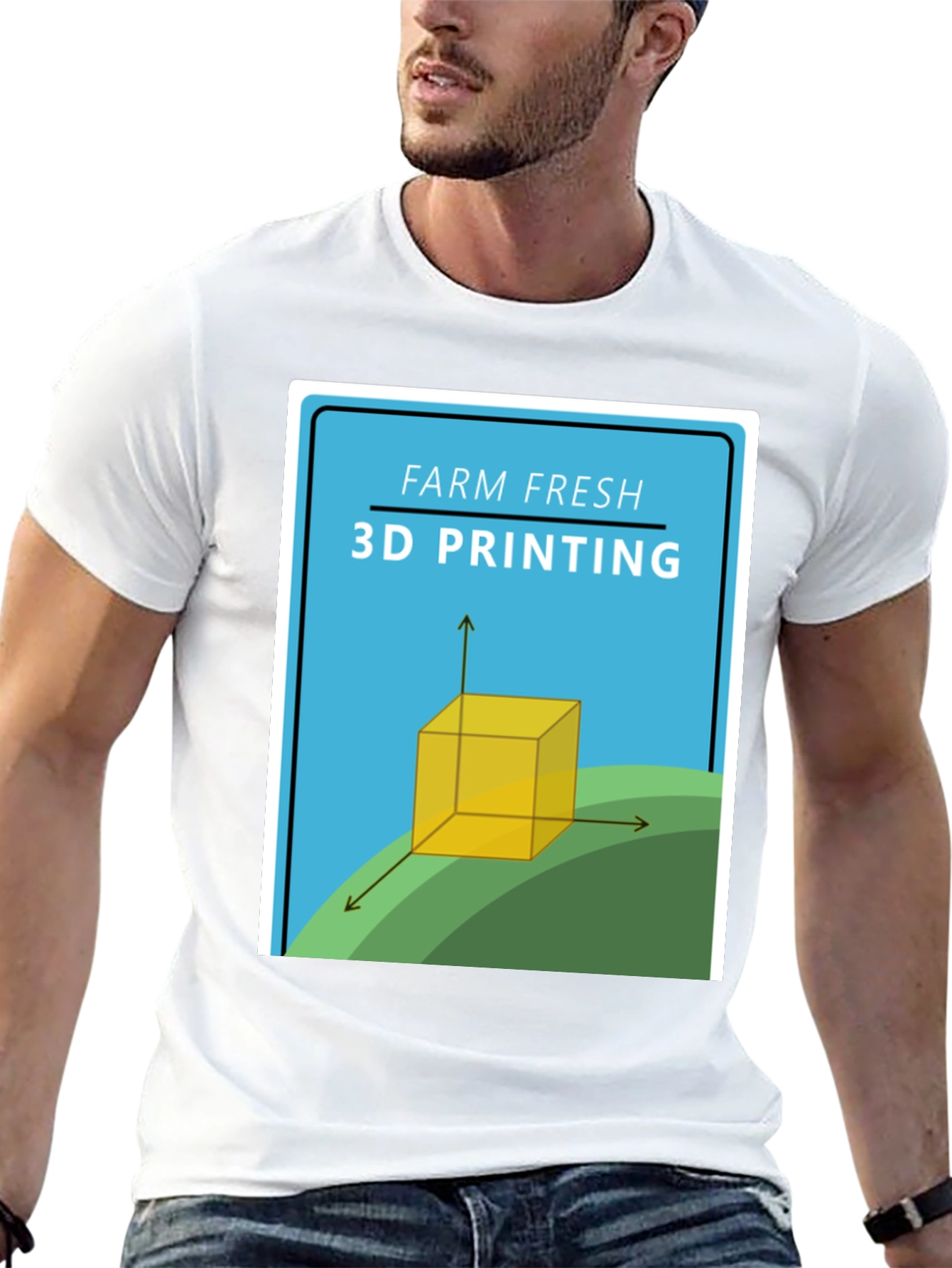 Farm Fresh 3D Printing T-Shirt