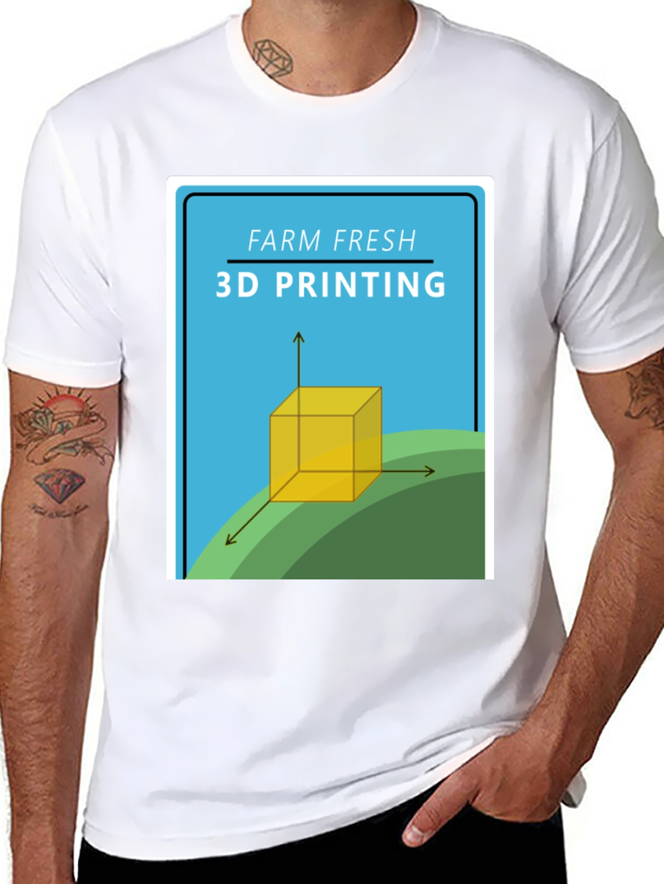 Farm Fresh 3D Printing T-Shirt