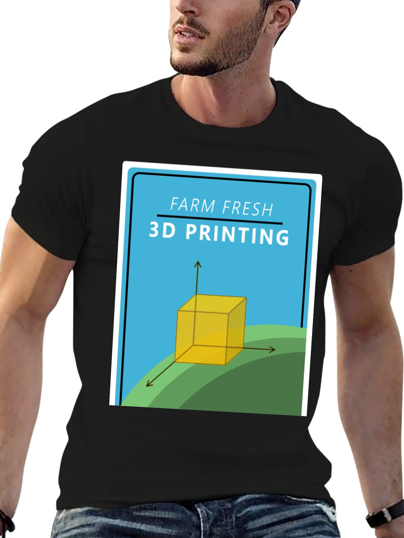 Farm Fresh 3D Printing T-Shirt