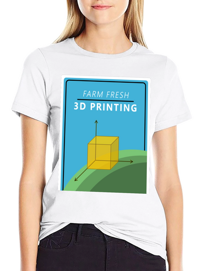 Farm Fresh 3D Printing T-Shirt
