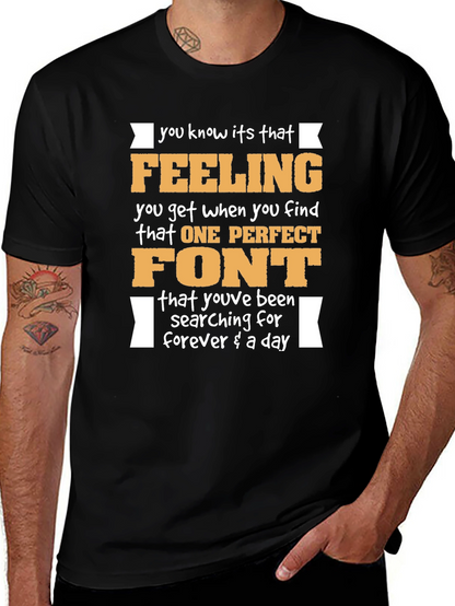 Funny Font Lover T-Shirt Design