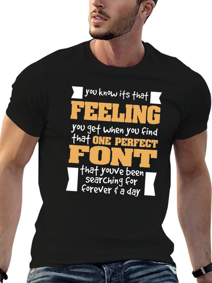 Funny Font Lover T-Shirt Design