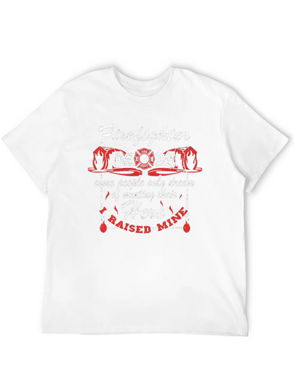Firefighter Mom Hero Graphic T-Shirt