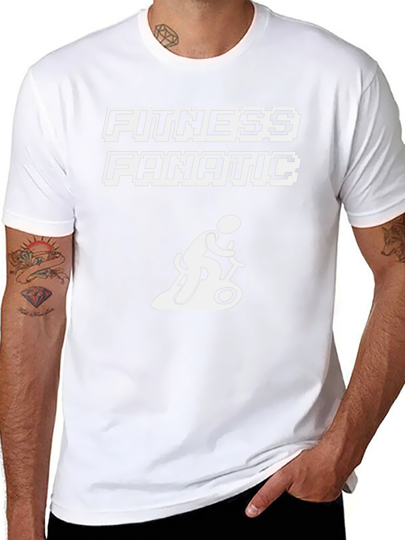 Fitness Fanatic Black T-Shirt
