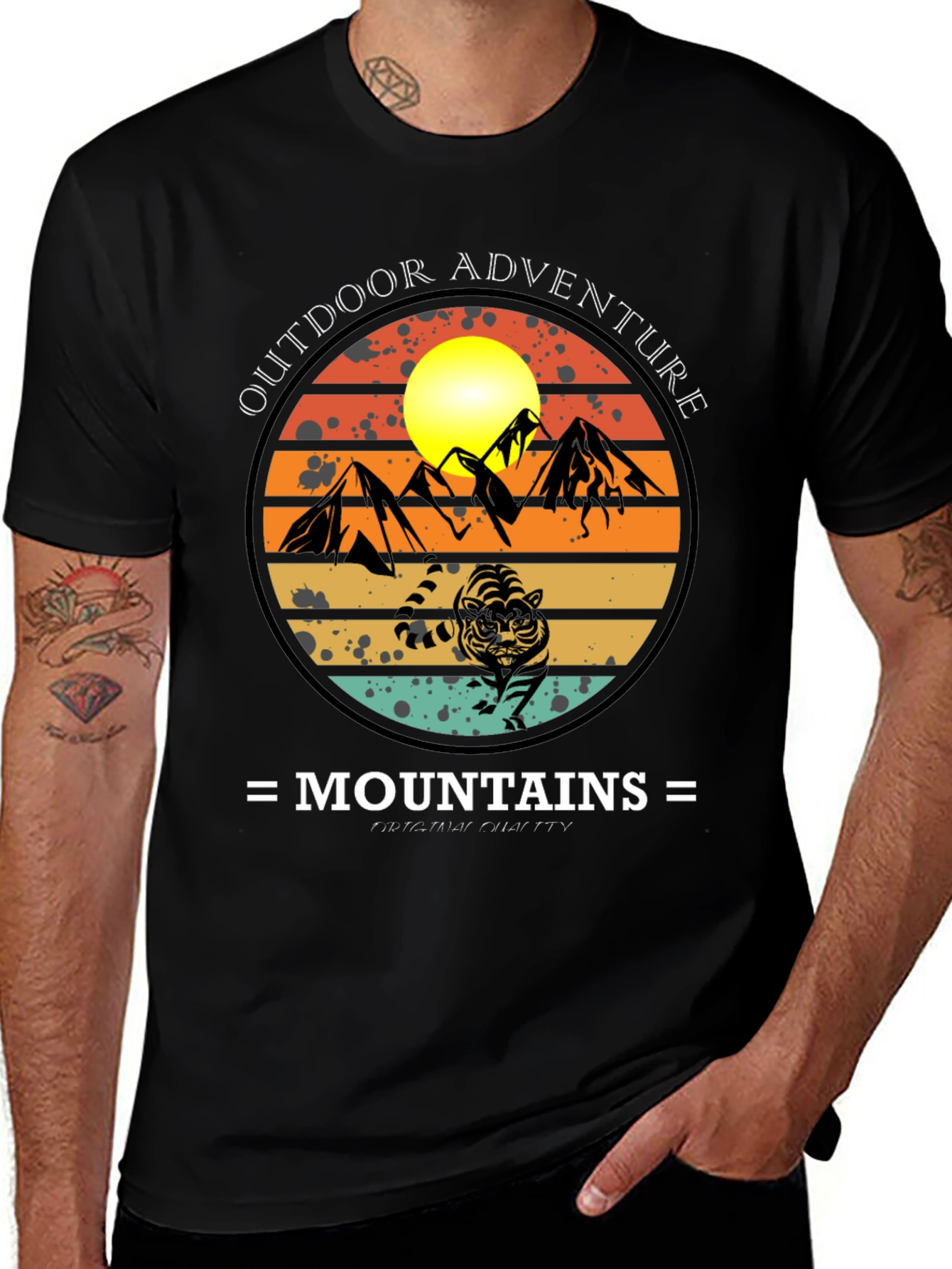 Outdoor Adventure Mountains Graphic Tee