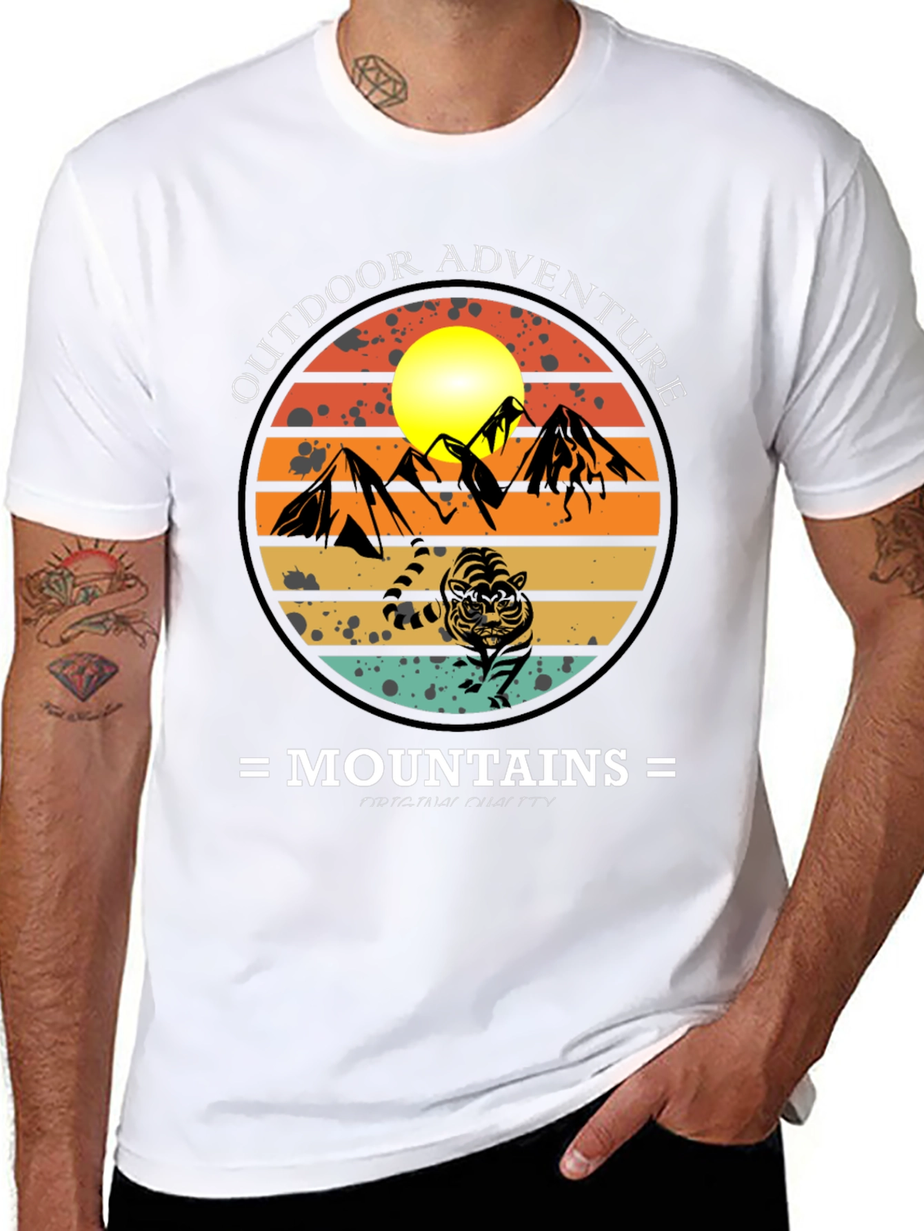 Outdoor Adventure Mountains Graphic Tee