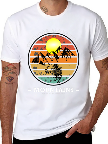 Outdoor Adventure Mountains Graphic Tee
