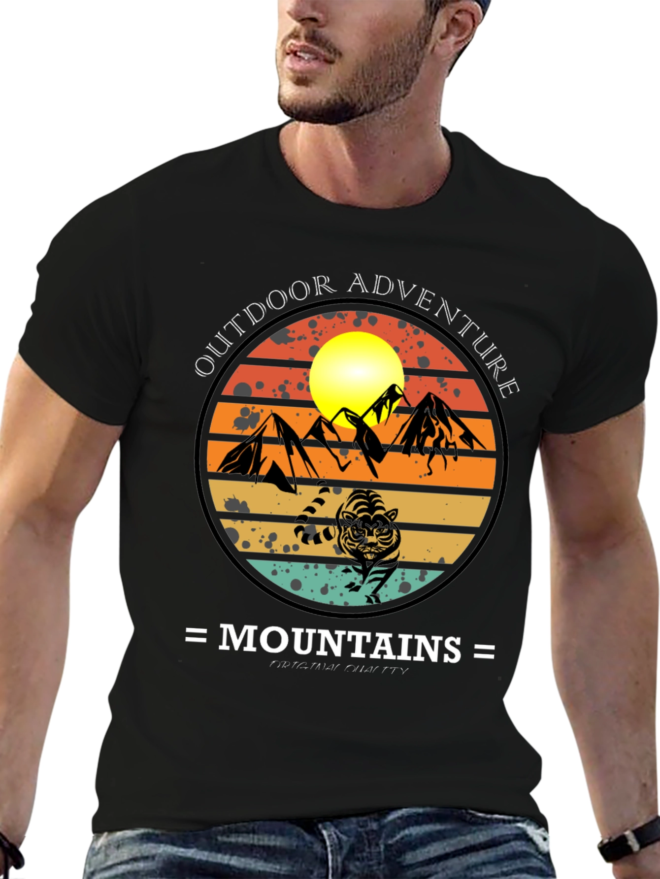 Outdoor Adventure Mountains Graphic Tee