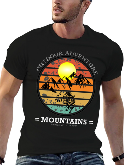 Outdoor Adventure Mountains Graphic Tee