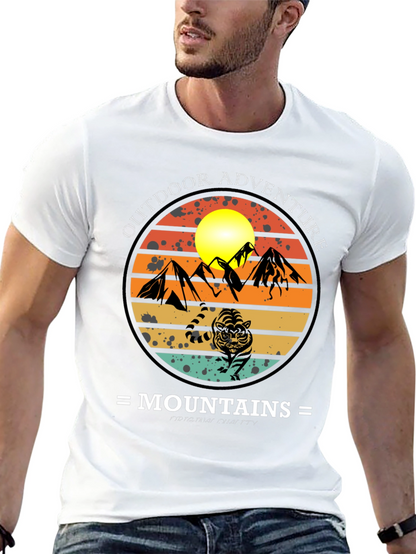 Outdoor Adventure Mountains Graphic Tee