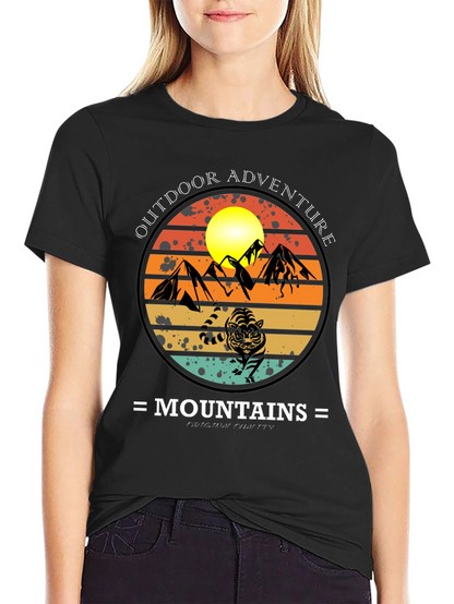 Outdoor Adventure Mountains Graphic Tee