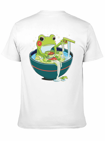 Frog Ramen T-Shirt - Whimsical Graphic Tee