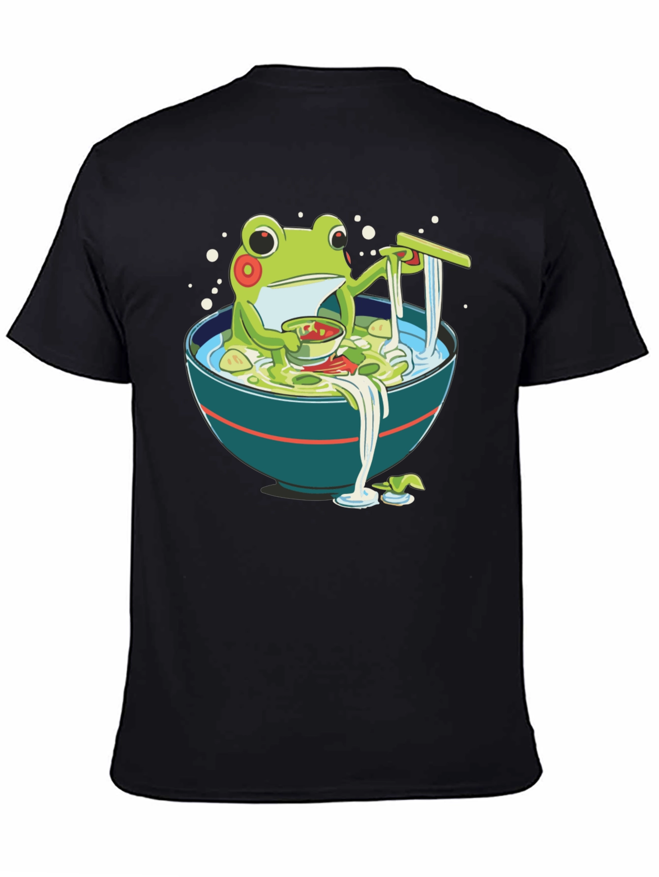 Frog Ramen T-Shirt - Whimsical Graphic Tee