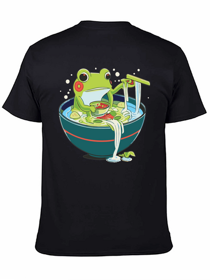 Frog Ramen T-Shirt - Whimsical Graphic Tee