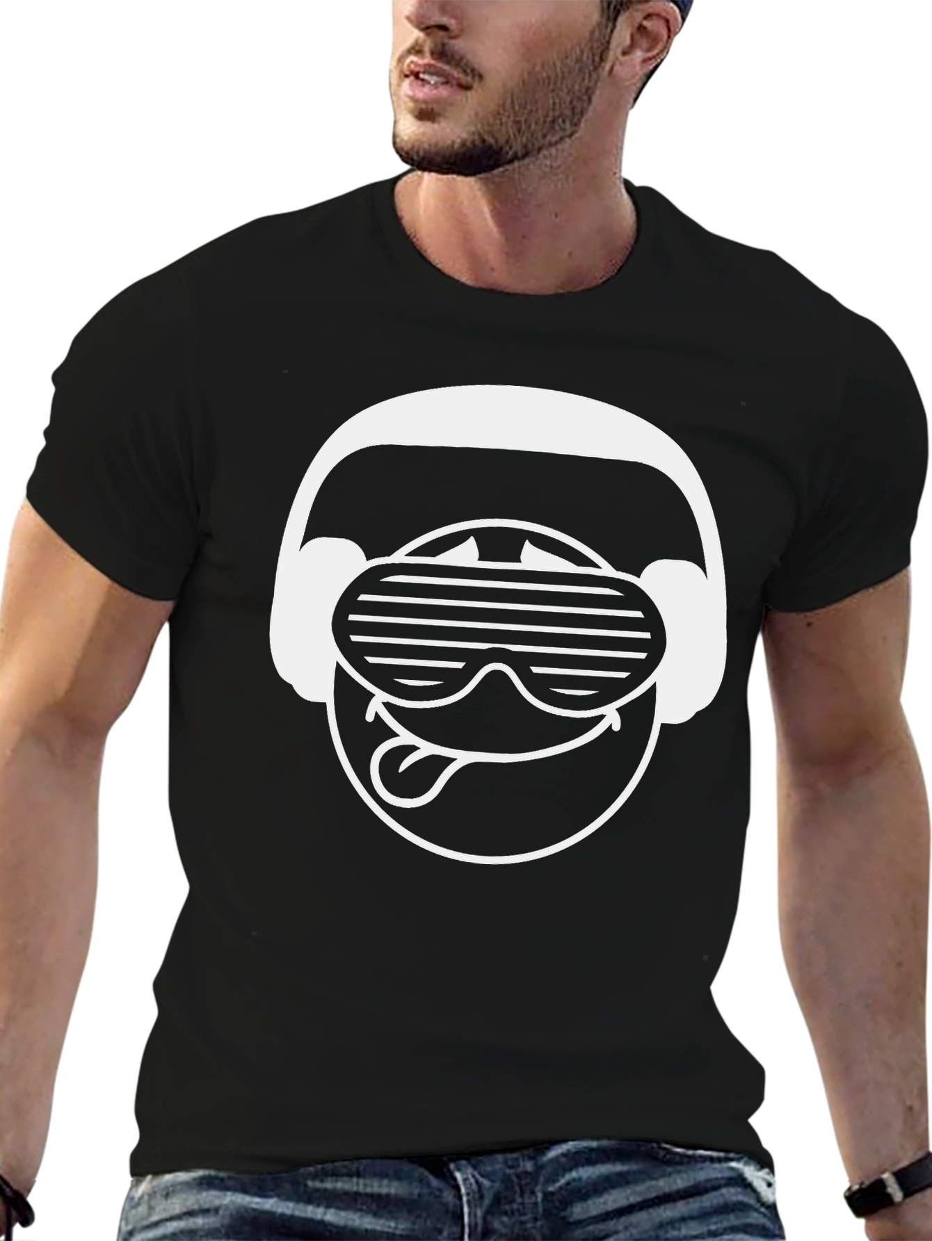 DJ Emoji T-Shirt - Black