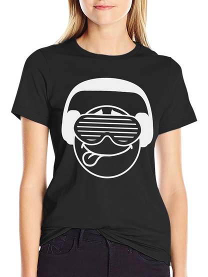 DJ Emoji T-Shirt - Black