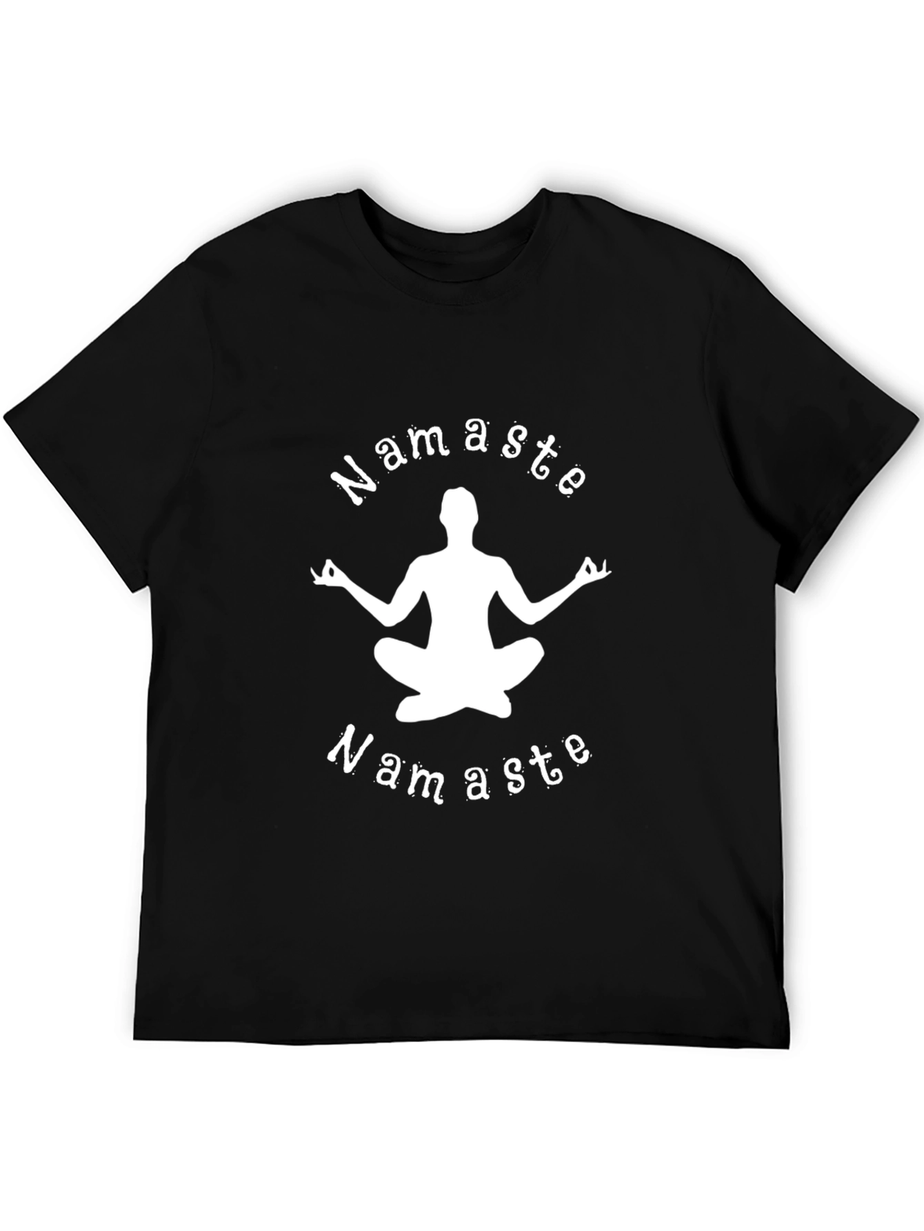 Namaste Yoga T-Shirt - Meditating Yogi Design