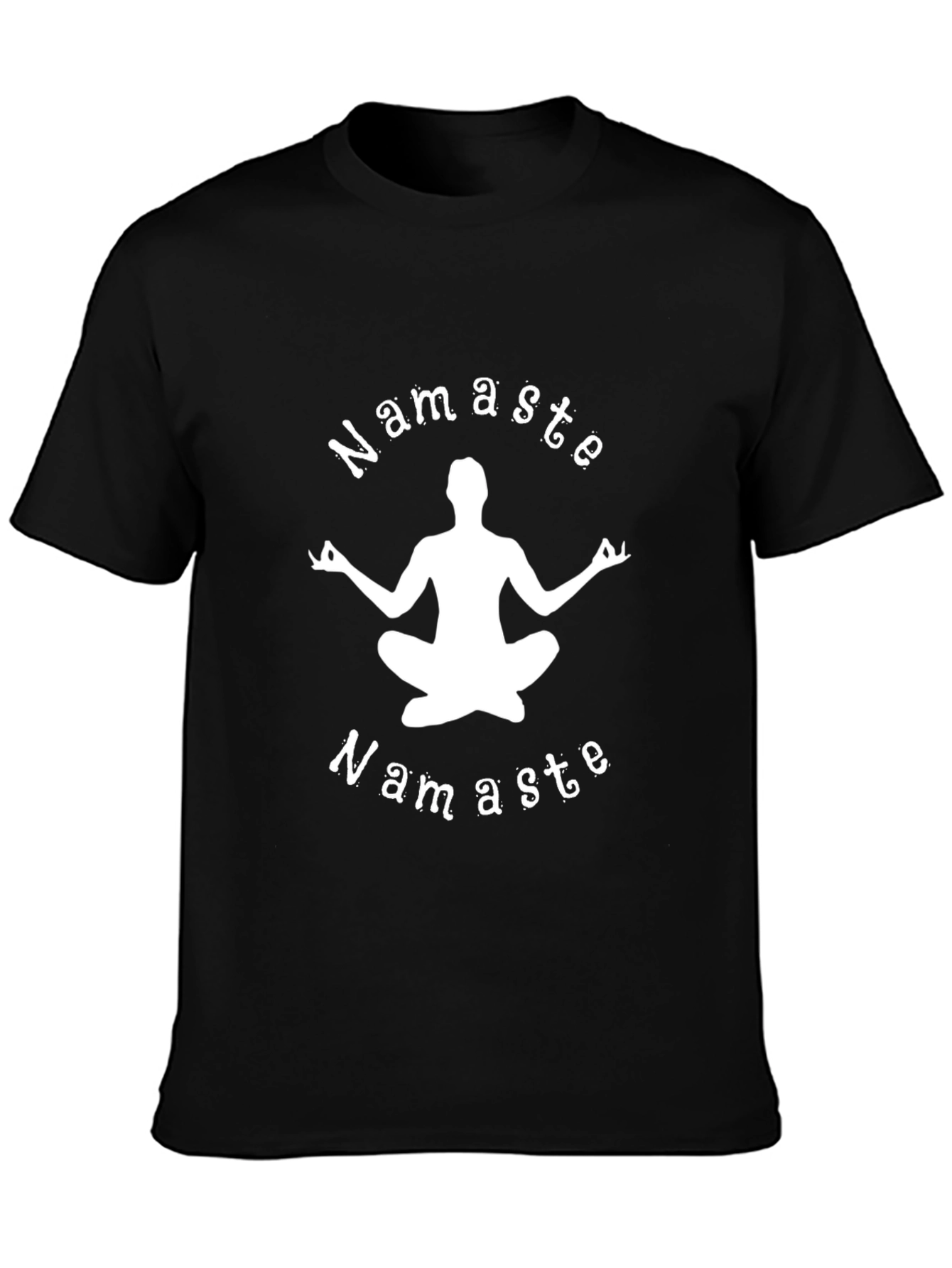 Namaste Yoga T-Shirt - Meditating Yogi Design