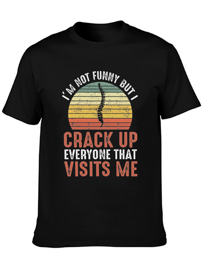 Funny Chiropractor T-Shirt - Crack Up Visits