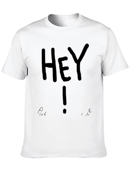 Hey! Graphic Black T-Shirt