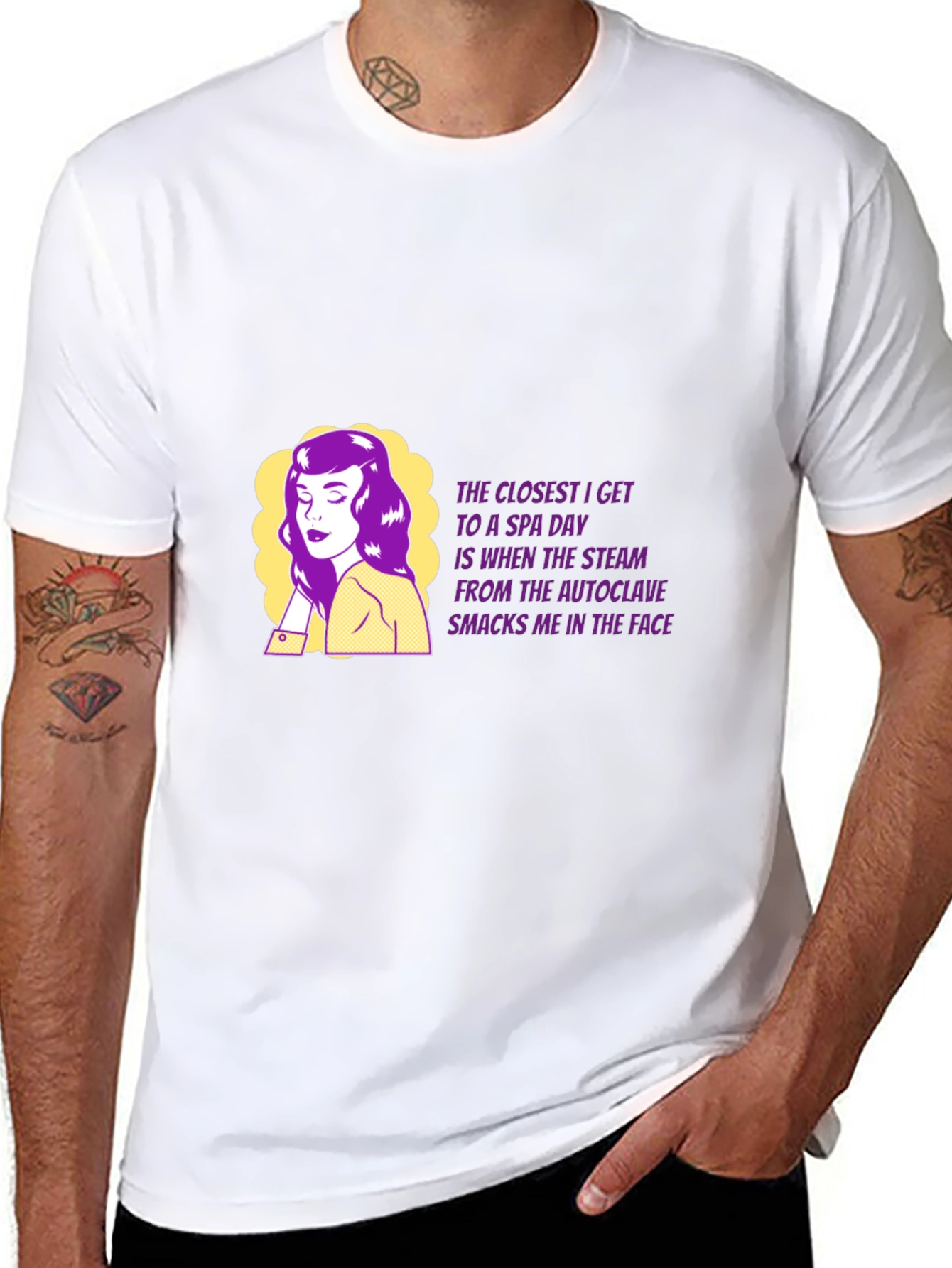 Funny Spa Day Autoclave Steam T-Shirt