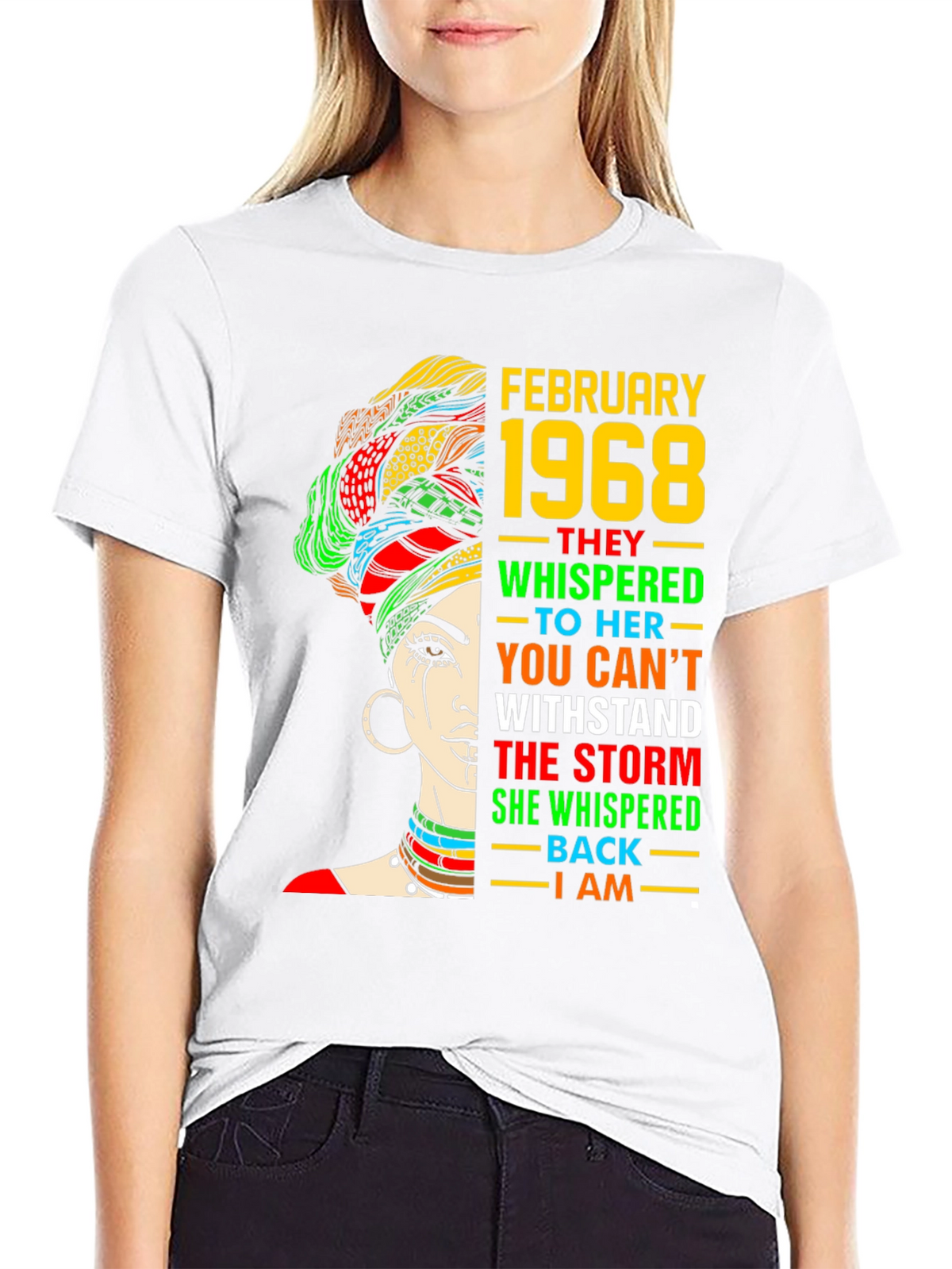 February 1968 T-Shirt: Black History Month