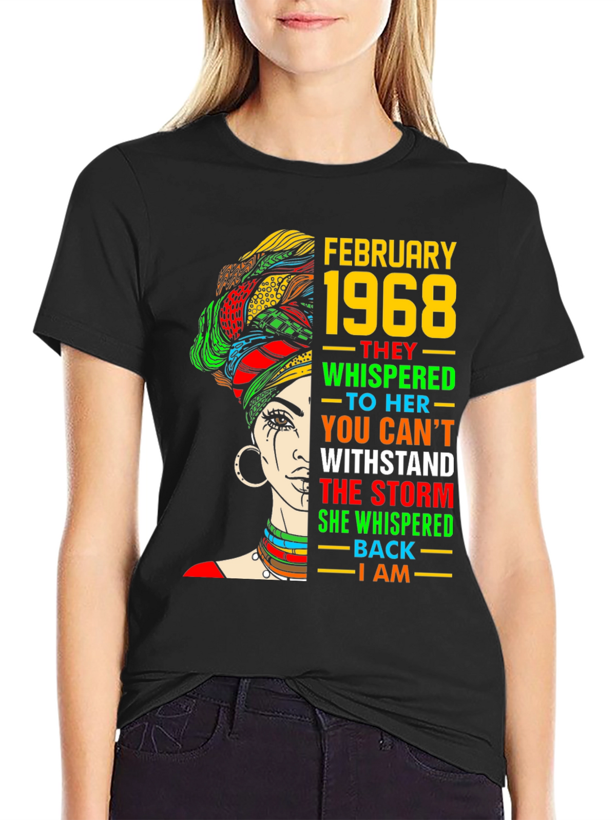 February 1968 T-Shirt: Black History Month