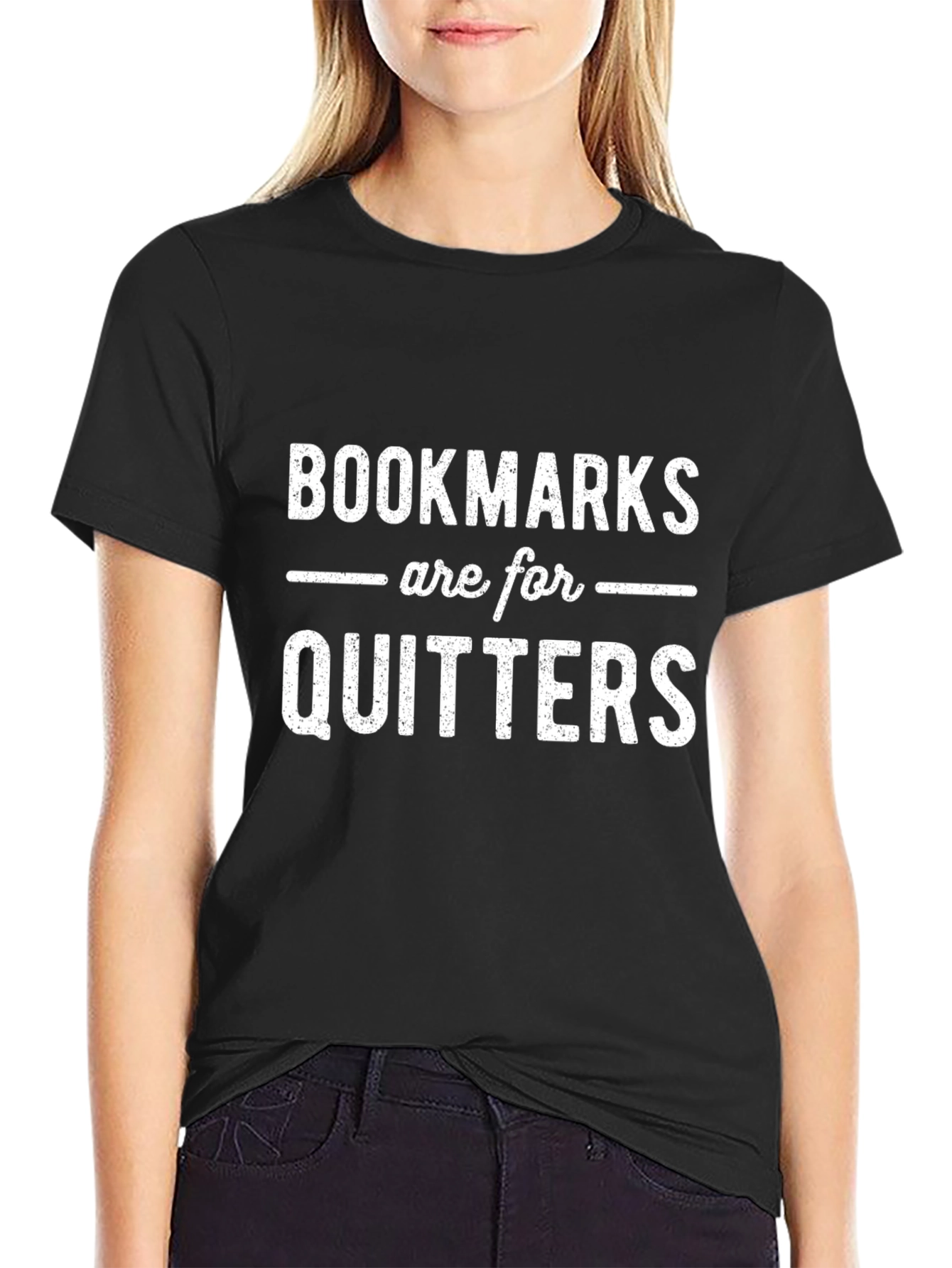 Bookmarks are for Quitters Graphic Tee