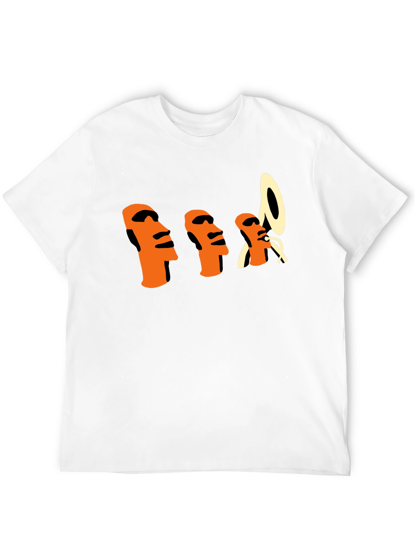 Unique Graphic T-Shirt - Island Heads