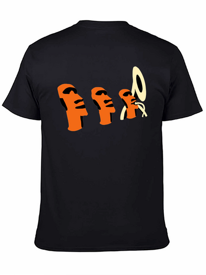 Unique Graphic T-Shirt - Island Heads