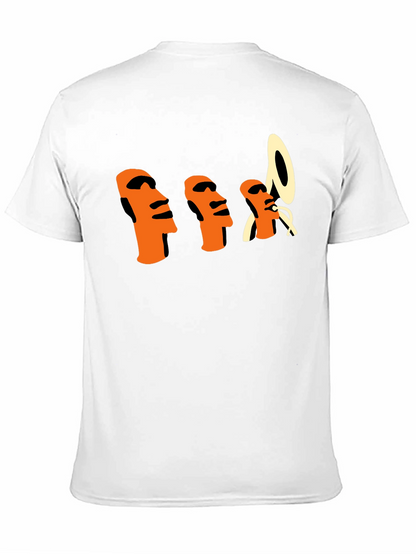 Unique Graphic T-Shirt - Island Heads