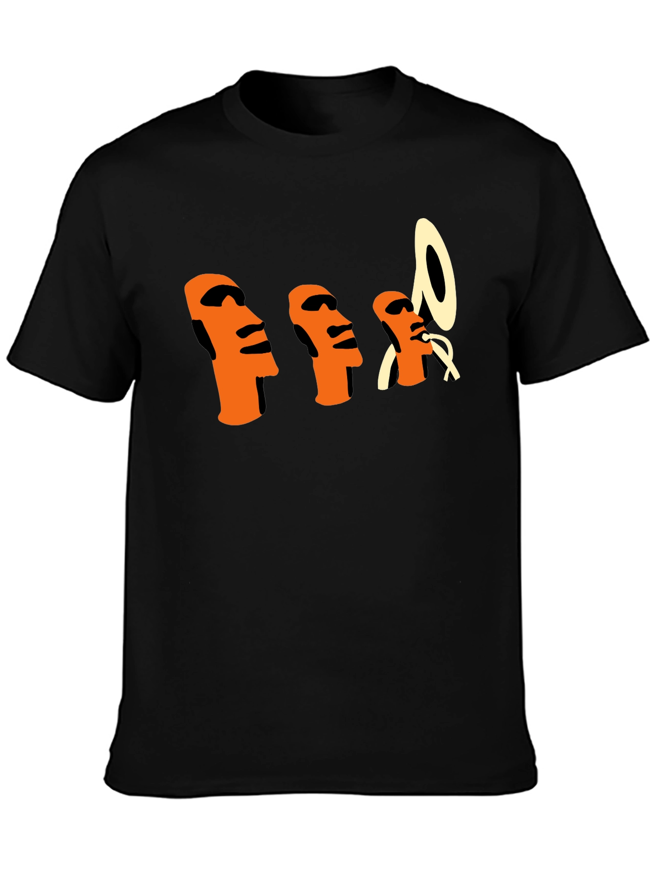 Unique Graphic T-Shirt - Island Heads