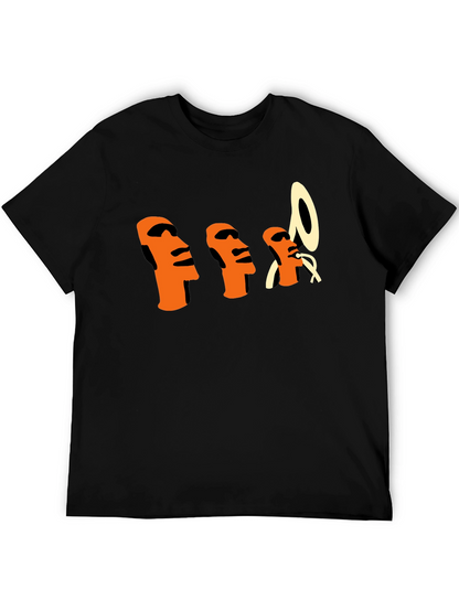 Unique Graphic T-Shirt - Island Heads