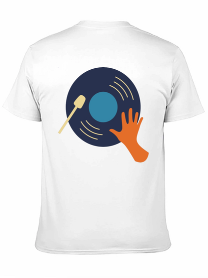 DJ Vinyl Record Graphic T-Shirt