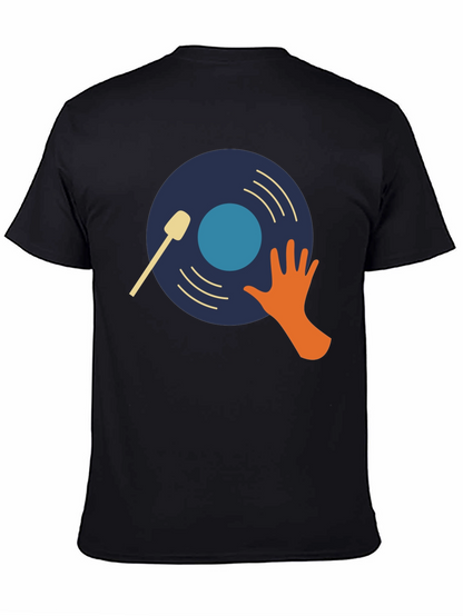 DJ Vinyl Record Graphic T-Shirt